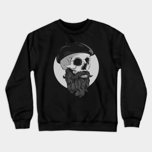 Bearded skull Crewneck Sweatshirt